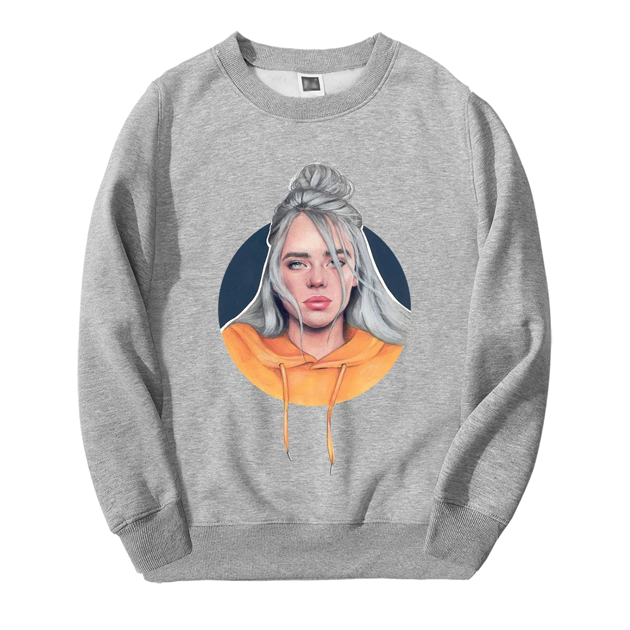 Billie Eilish толстовки мужские певица плохой парень Забавный принт спортивная одежда Осень Зима теплые толстовки хип хоп пара спортивный костюм