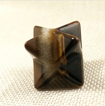 327+++ тигровый глаз натуральный большой спутниковый merkaba