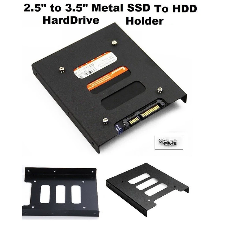 Металлический Монтажный кронштейн для SSD HDD от 2 5 до 3 дюйма держатель жесткого