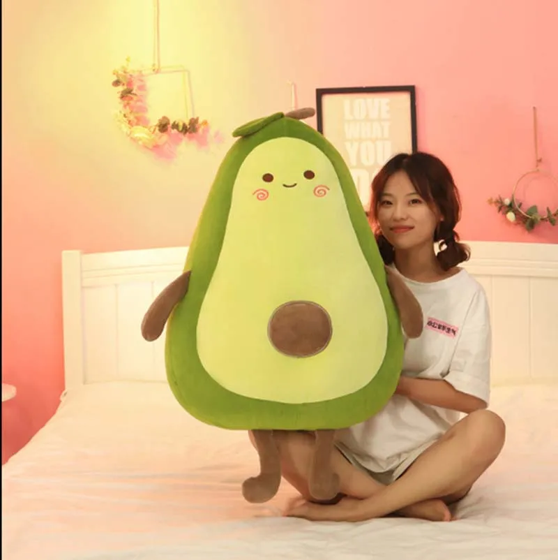 ZGY Kawaii авокадо мягкие игрушки 25 см плюшевая кукла мягкая набивная мультяшная