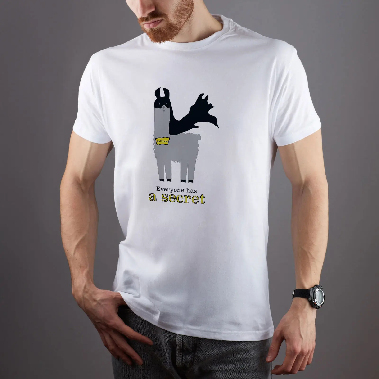 Футболка No Prob Lama Divertente Regalo Nessun Dramma Alpaca Tee Degli Uomini Ella Camicia | Мужская одежда