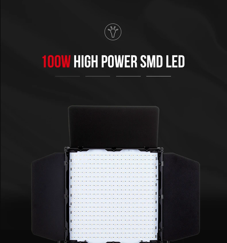 Tolifo GK-J-100WAB LED светильник Panel Перезаряжаемая суперъяркая Светодиодная лампа со