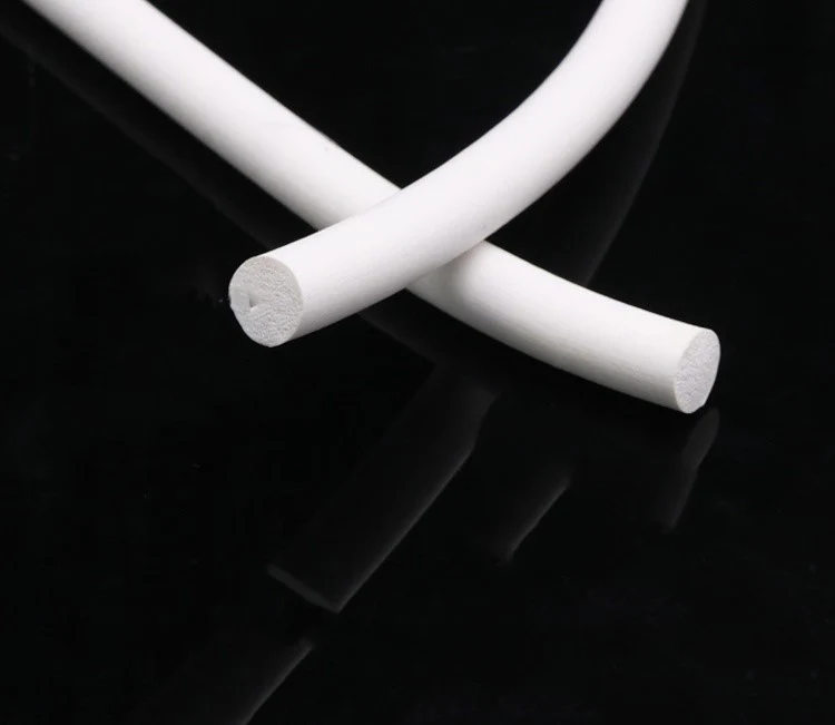 Silicone Foam Round Strip 1mm 1.5mm 2mm 2.5mm-25mm Round Foaming Cord Sponge Strips High Temperature Resistant Sealing Strip sealing strip,silicone seal strip