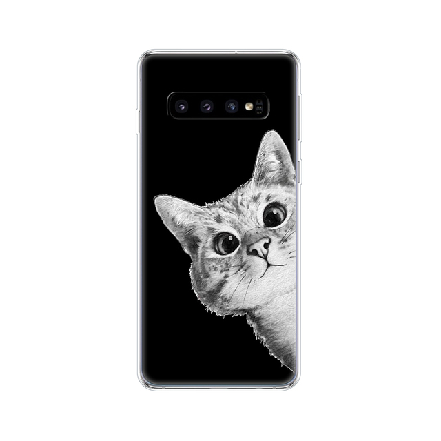 Samsung Galaxy S10 Case S10Plus Case Silicone TPU Cover Phone S10 E Case On For Samsung S10 Plus G975F S 10 SM-G973F Case