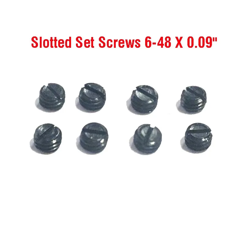 Gun Screws 4 Blued Hex Wrench Weaver Style Oval Head 6-40 X 1/4" 