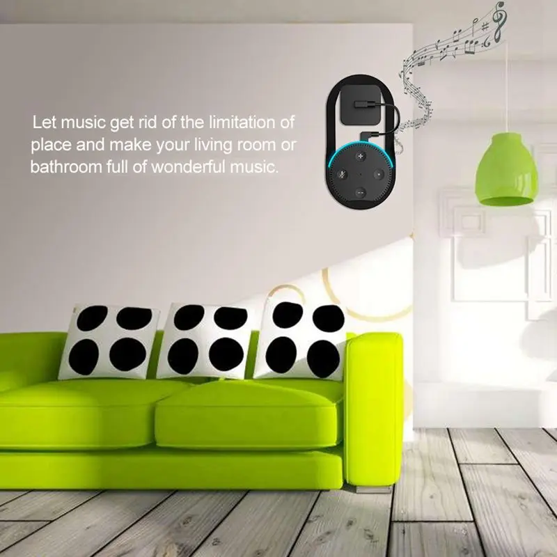 Echo Dot держатель розетка настенное крепление вешалка стенд, точечный кронштейн для Alexa Amazon Echo Dot 2-го поколения штекер, подвесной в Kitc