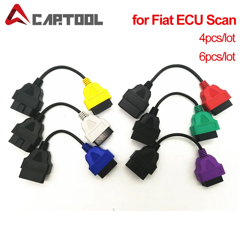 OBD2 разъем для Fiat ECU Scan & Multiecuscan адаптер obd2 сканер Диагностический кабель MultiECUScan ABS