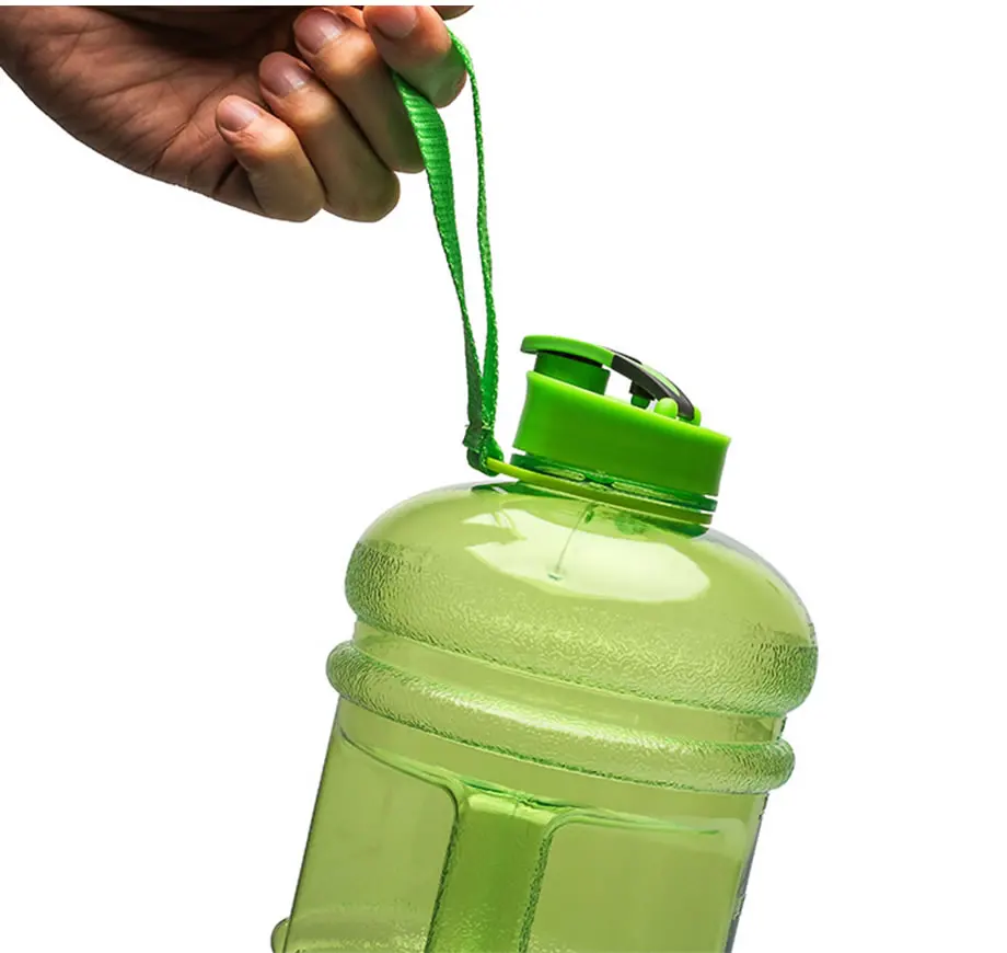Upspirit, 2.2L Тритан, высокая емкость, чайник для воды, гантели, Спортивная бутылка для питья, портативный, для путешествий, протеиновый шейкер, посуда для напитков