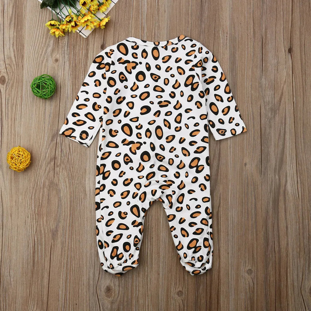 baby girl clothes baby romper baby girl romper winter pudcoco halloween costume jumpsuit Santa Christmas Long Sleeve Print Z4