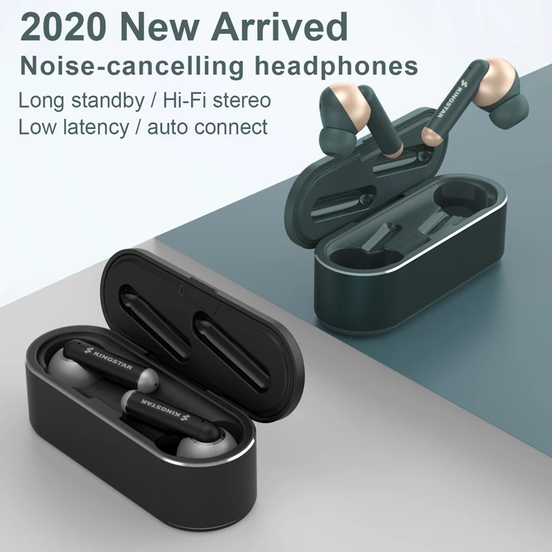 

Reduce Noise Wireless Earphone Bluetooth 5.0 TWS Wireless Bluetooth Headphone With Power Bank Headset With Microphone Music Game