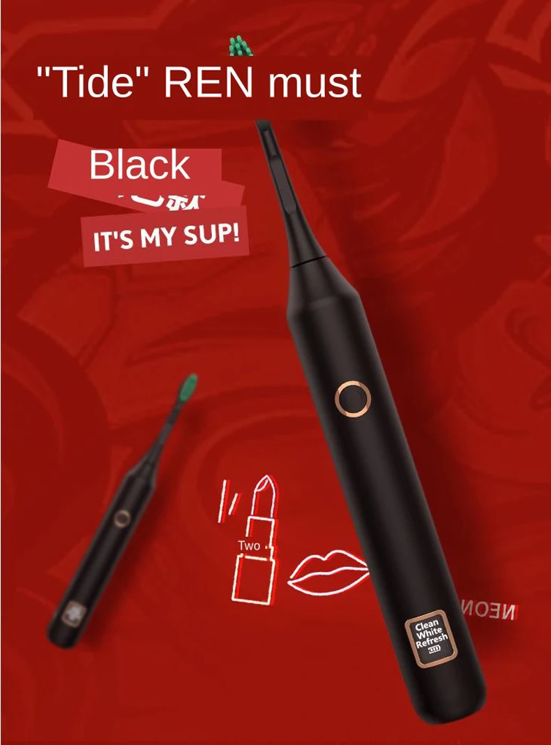 Tremble Electric Toothbrush for Adults and Men Full Automatic Water-proof Couple Sound Toothbrush with Charged Soft Fur for Hous