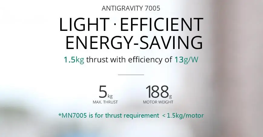 T-motor новейший антигравитационный светильник MN7005 KV115 эффективный энергосберегающий двигатель для беспилотного летательного аппарата RC