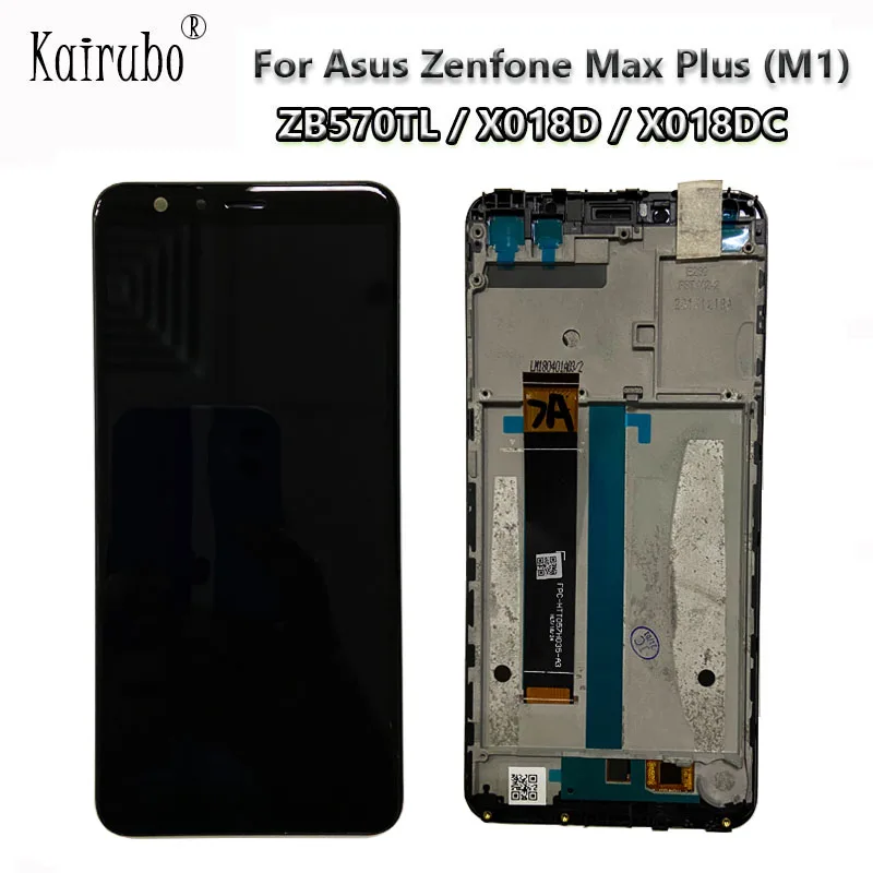 ЖК-дисплей 5 7 дюйма для ASUS ZenFone Max Plus M1 X018DC ZB570TL сенсорный экран с дигитайзером и