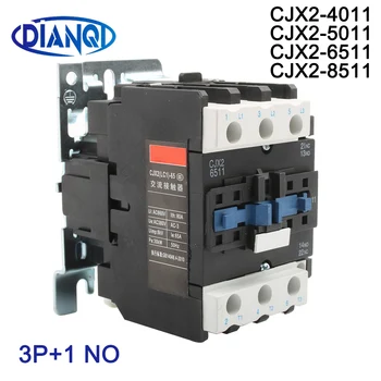 

LC1-D AC contactor Motor Starter Relay CJX2-4011 CJX2-5011 CJX2-6511 CJX2-8011 Use with float switch 3P+1 NO NC 24V 12V 220V