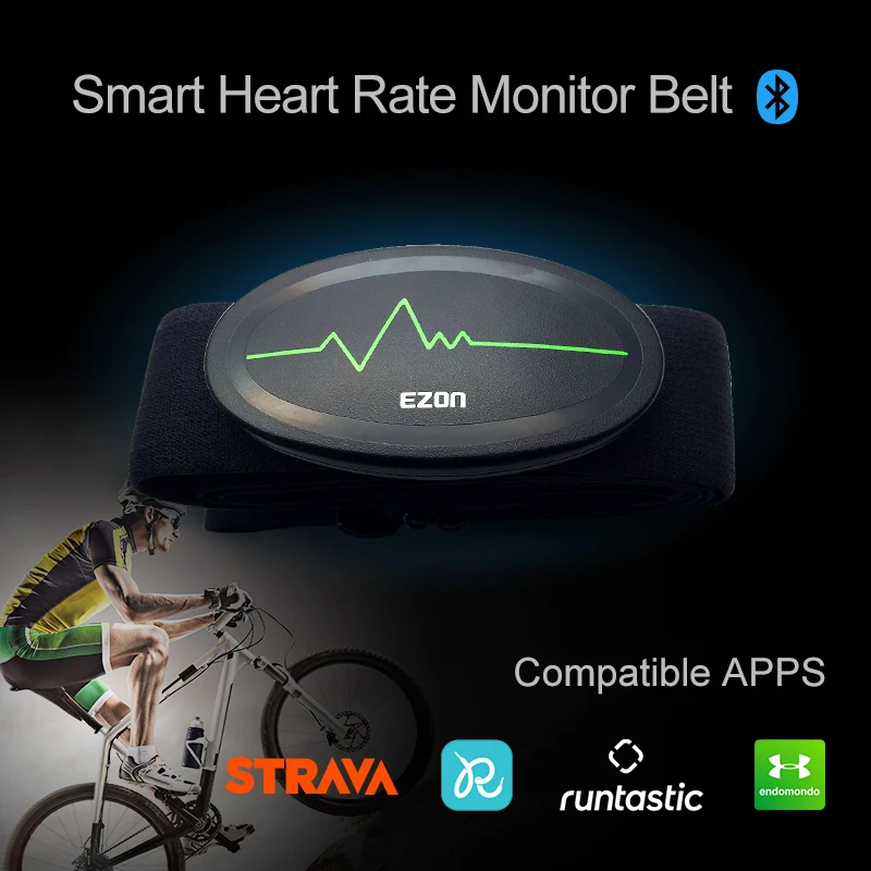 Heart Rate Monitor Chest belt Bluetooth 4.0 Fitness Tracker for outdoor