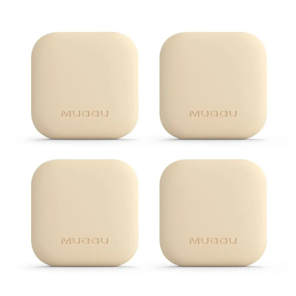 beige Kidlove 4 шт. дверная ручка против царапин подушка милый мультфильм дизайн многофункциональная подушка для дверной ручки - Цвет: beige