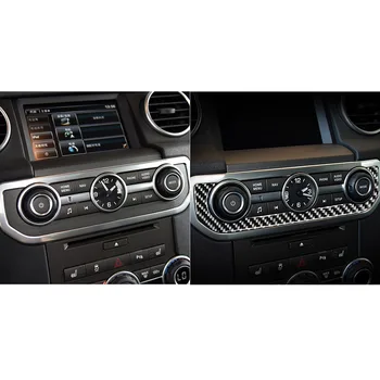 

Carbon Fiber Center Console Clock Decal Sticker For Land Rover Discovery 4 2010-2016 12 14