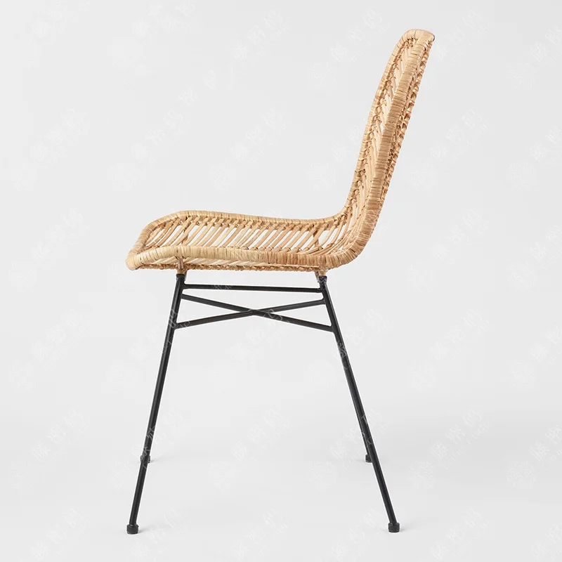 Стулья для гостиной, современный минималистичный стиль, ручная работа, плетеное кресло для отдыха, стулья для гостиной