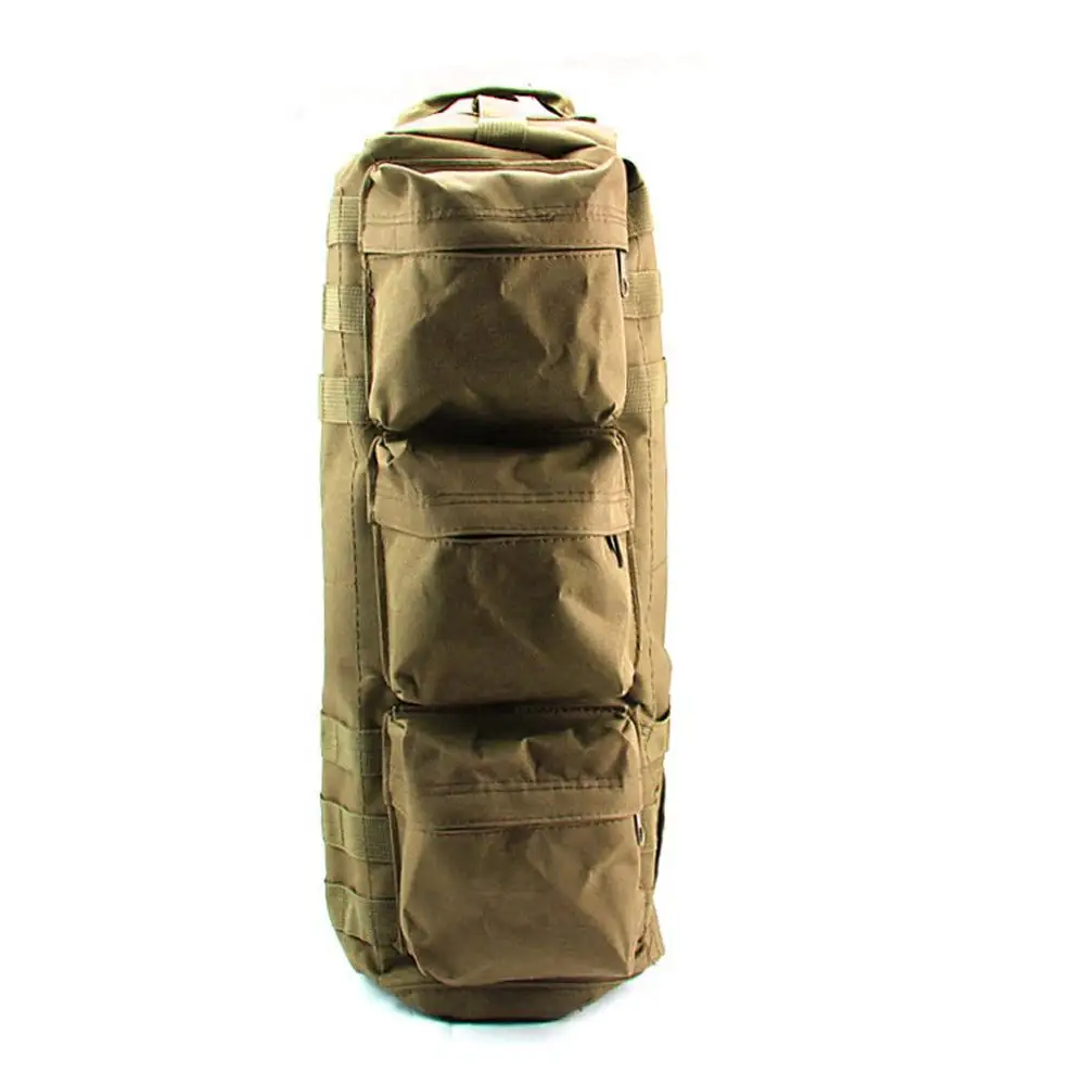 600D военный тактический Сумки на одно плечо Кемпинг Туризм Камуфляж сумка охотничьи походные рюкзаки штурмовой пакет - Цвет: Brown