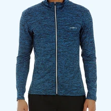 Новые спортивные куртки для бега, мужские куртки на молнии с высоким воротником и длинным рукавом, спортивная одежда для спортзала, верхняя одежда для фитнеса и тренировок