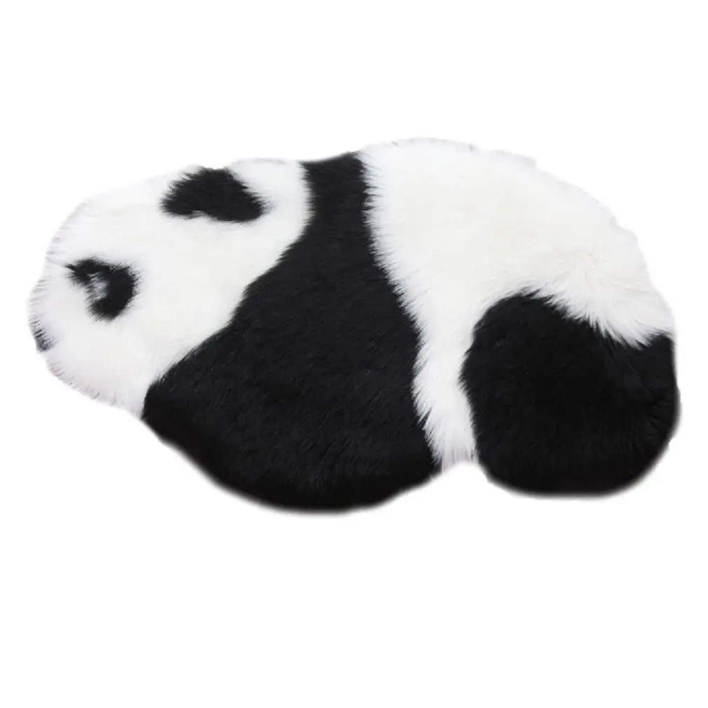 

Animal Imitation Carpet Nordic Style Imitation Panda Pattern Living Room Bedroom Fabric Washable Carpet