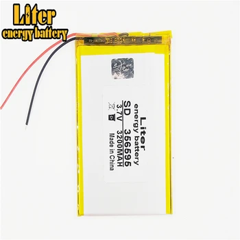 

3.7V,3200mAH 356595 (polymer lithium ion battery) Li-ion battery for tablet pc 7 inch 8 inch