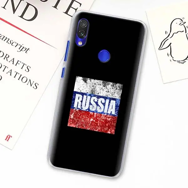 Российский флаг чехол для телефона для Xiaomi Redmi Note 5, 6, 7, 8 Pro 8T S2 GO Redmi 7 7A 8A K20 Pro 6 6A 5 плюс Жесткий Чехол - Цвет: H03