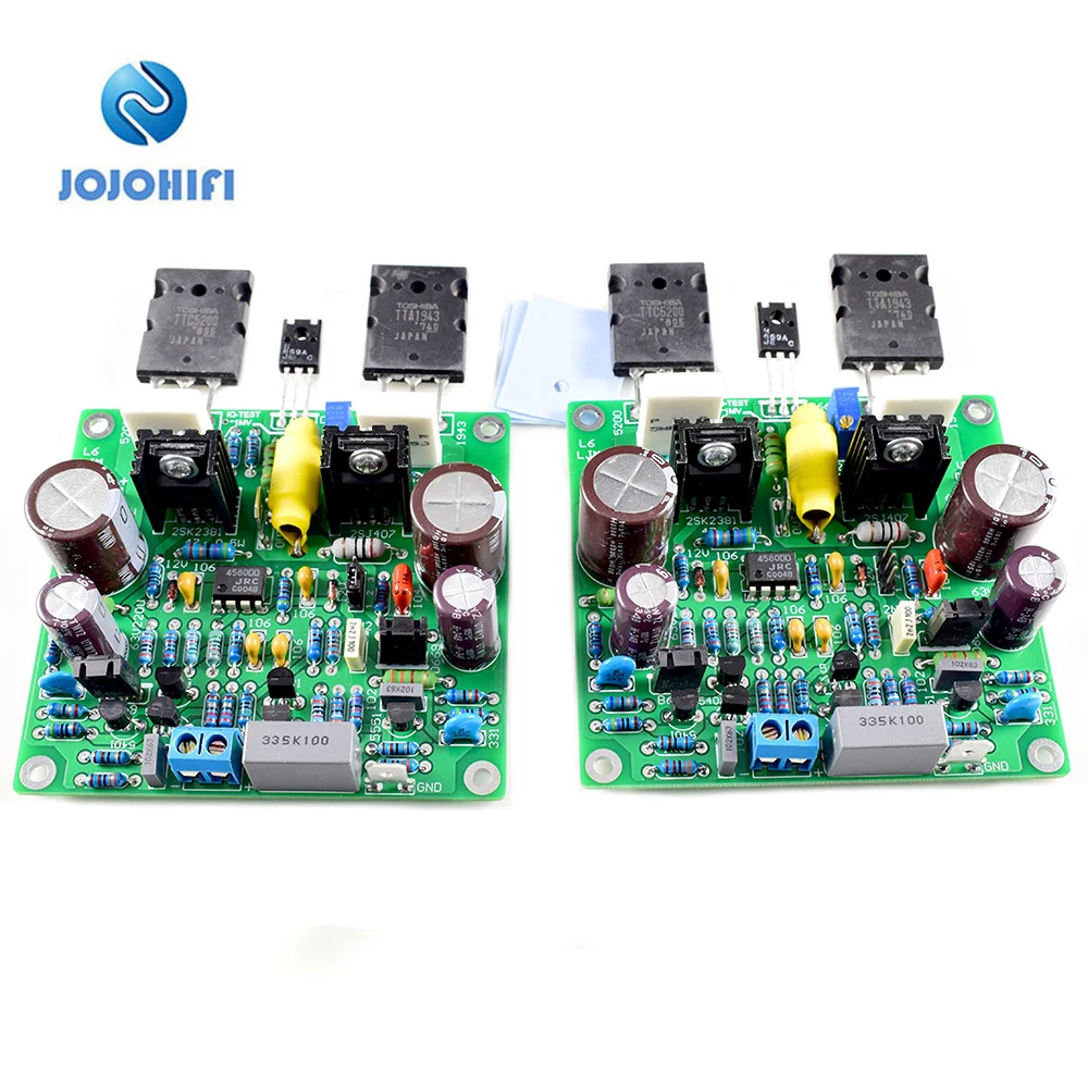 One Pair E210 50-150W 8 ohms Golden Voice DIY Accuphase Modified Version Finished Amplifier board 2 boards toaiot voron v0 1 umbilical pcb set complete tool head frame pair of assembled pcb boards support neopexill