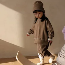 2022 New Year Costume For Children Tracksuit Casual Loose Kids Suit Baby Girls Clothing Set Spring Sportswear Outfit For Girls