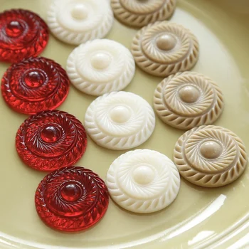 

Delicacy Carving of Retro Vintage Small Exaggeration Ear Stud Adhesive Patch Handmade Earrings DIY Resin Accessories