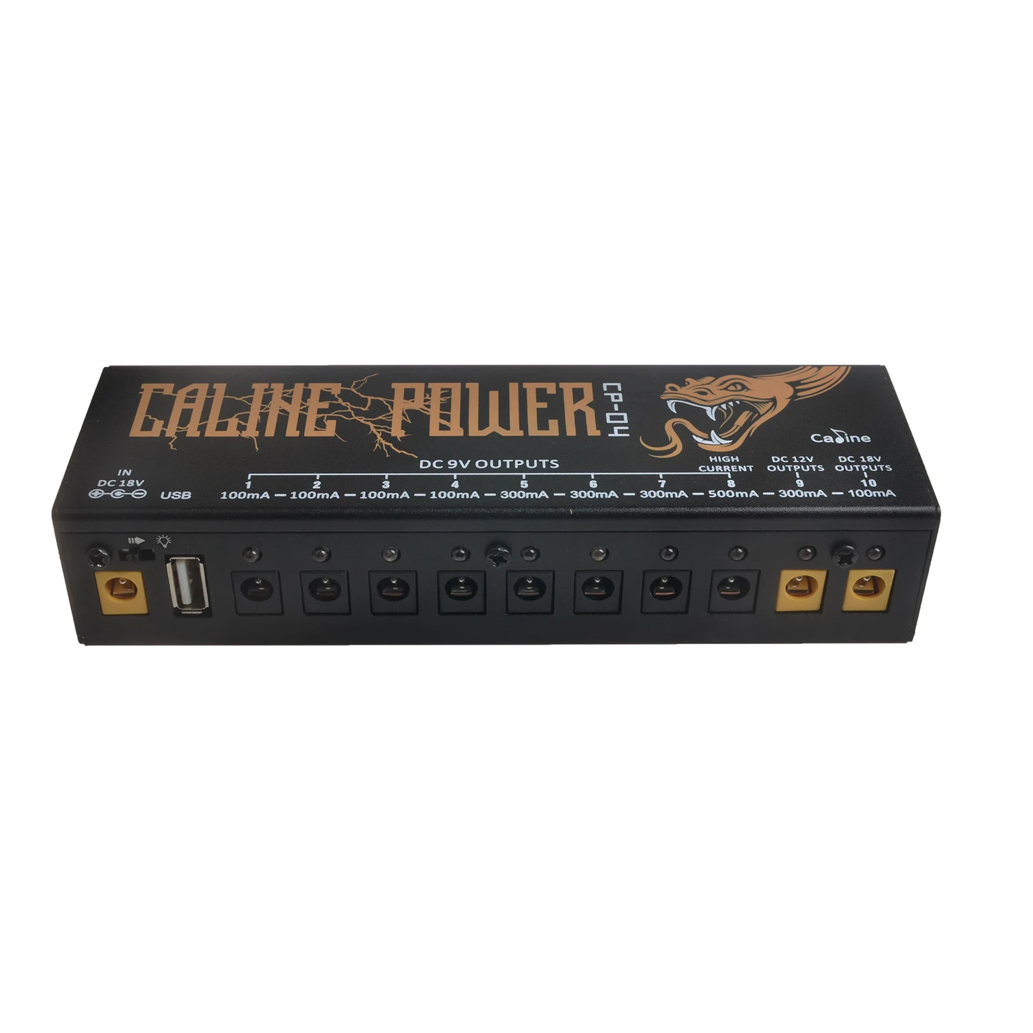 CP-04 педаль для гитары, педаль для эффекта мощности, высокочастотная, несколько выходов, защита напряжения, педаль для гитары