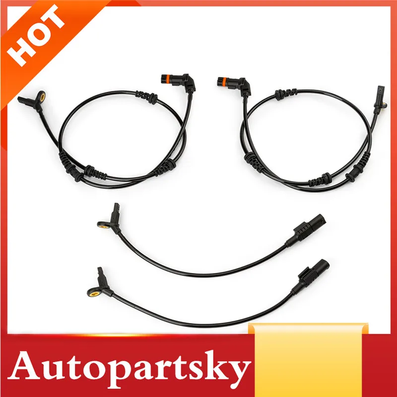 

4 x New ABS Wheel Speed Sensor 1645400717 1645400917 for Mercedes-Benz W164 W251 GL320 GL350 GL450 GL550 ML320 ML350 ML450 ML500