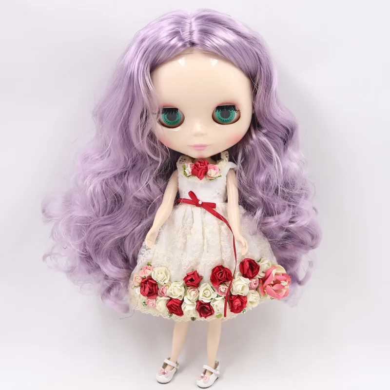 doll clothes shoes Ледяная Обнаженная кукла Blyth Серия № 1049 для Dream Purplr волосы без челки белая кожа игрушка фабрика Blyth - Цвет: doll clothes shoes