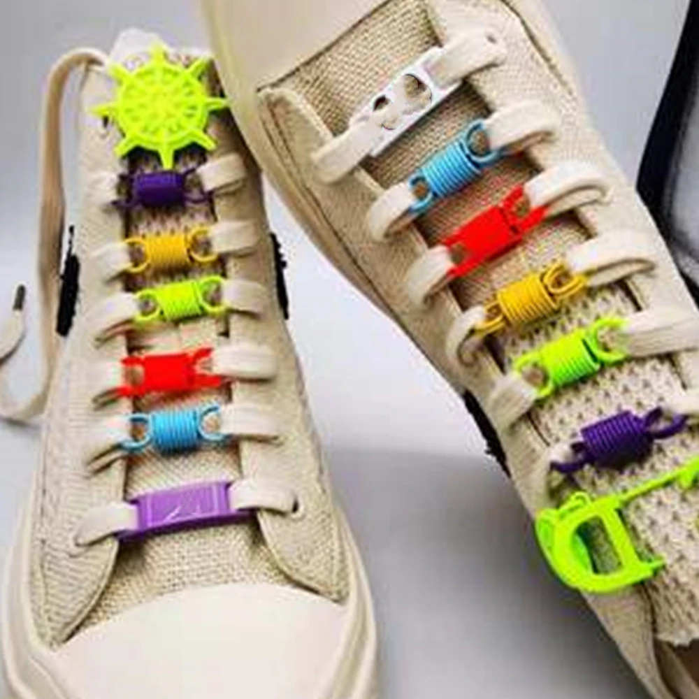 6pcs / Bag Shoelaces Buckle Shoelace Metal Buckle Shoelaces Accessories