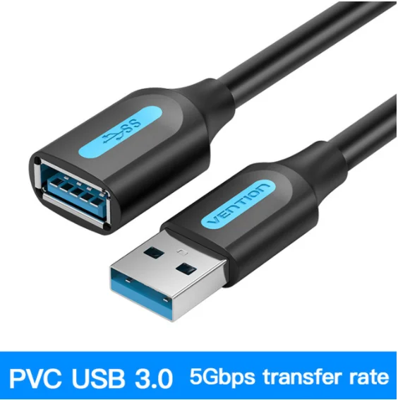 Vention USB Extension Cable 3.0 Male to Female Extender Data Cord for Laptop PC Smart TV PS4 Xbox One SSD | Электроника