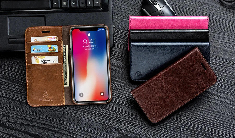 Musubo Luxury Leather Case for iPhone 13 Pro Xs Max 7 Plus Wallet Fundas Card Cover For iphone 8 Plus 6 XR 11 12 X 6s Flip Coque leather iphone 11 Pro Max case