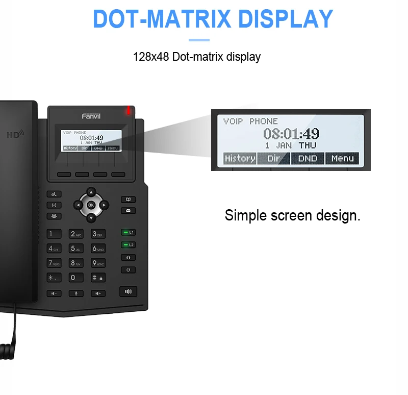 Fanvil X1S поддержка ip-телефона, протокол iP4/cv6, VOIP, стационарный телефон, бизнес-офис, отель, беспроводной телефон, HD аудио ip-телефон