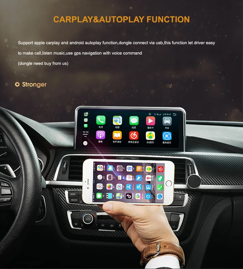 COIKA 10,2" Android 9,0 система DVD плеер для BMW 3 серии F30 F31 F32 F33 F34 F36 4+ 64G ram Touch стерео wifi Google Bluetooth