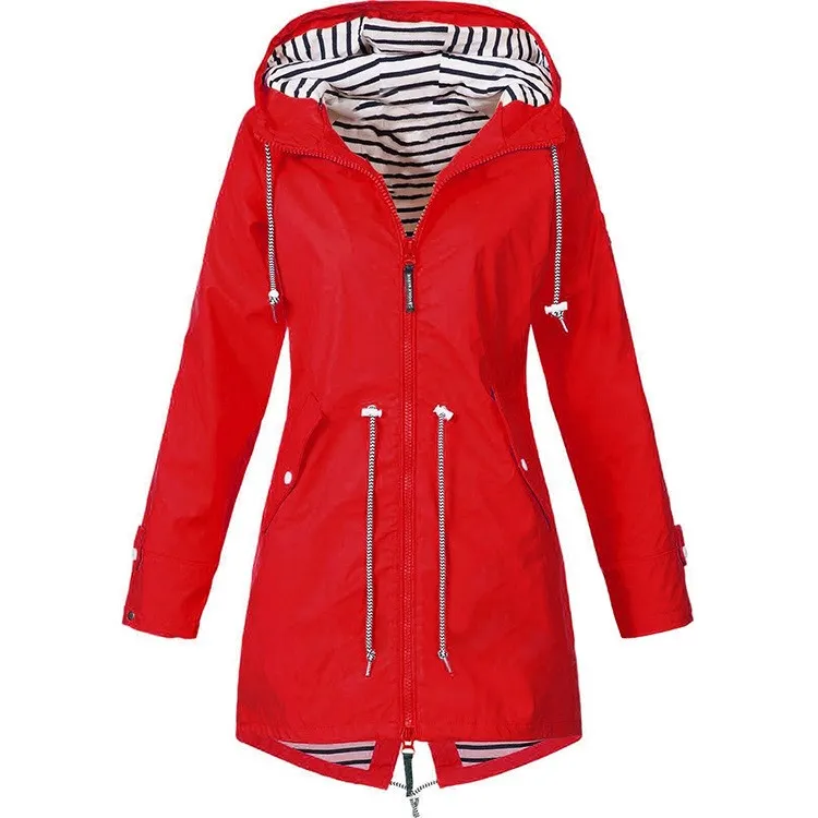 

Women Bomber Basic Jacket Coat Pockets Zipper Hooded Women Jacket Casual Female Jacket Outwears