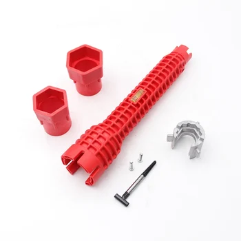 

8 In 1 Wrench Multifunctional Kitchen Bathroom Faucet & Sink Water Pipe Installer Wrench Tool Water Pipe Spanner Tool
