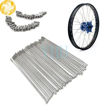 

New Set 19'' Front Stainless Spokes Nipple For KTM EXC EXCF SX SXF XC XCF XCW MX wheel 125-530CC 98-15 1999 2010 2014 2015