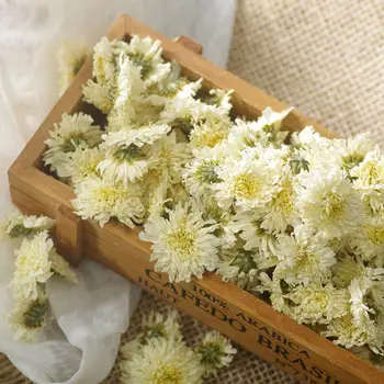 

Organic Premium HuangShan White Tribute White Chrysanthemum Tea 500g