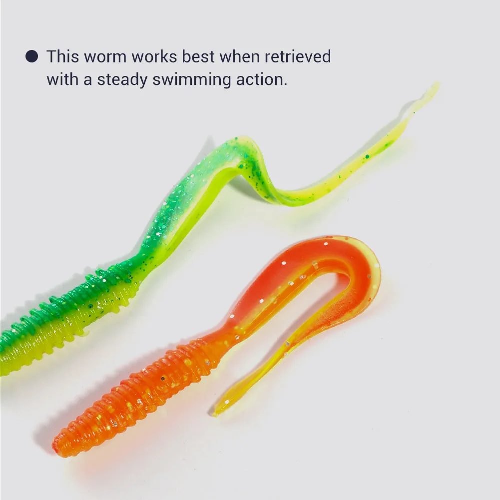 Leurres Souples Odorants Noeby Worm 10cm 3,5g - Lot De 6 - Couleur 207