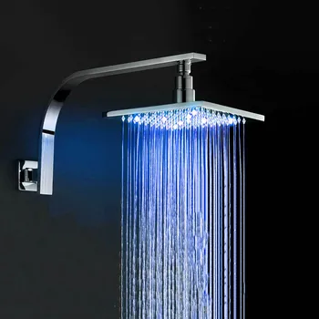Square Chrome Ceiling Shower Heads 8//10//12//16 inch Rainfall Shower Head Round