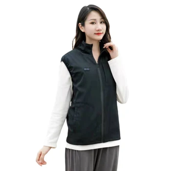

Women Men Hiking Adjustable Dual Control Smart USB Charging Zipper Closure Warm Winter Washable Cold Proof Heating Vest