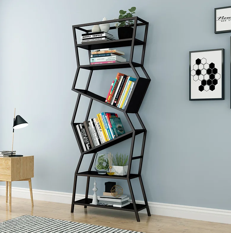 北欧デザイナー鉄アート陳列棚シンプルな本棚多層パーティション陳列棚 Storage Holders Racks Aliexpress