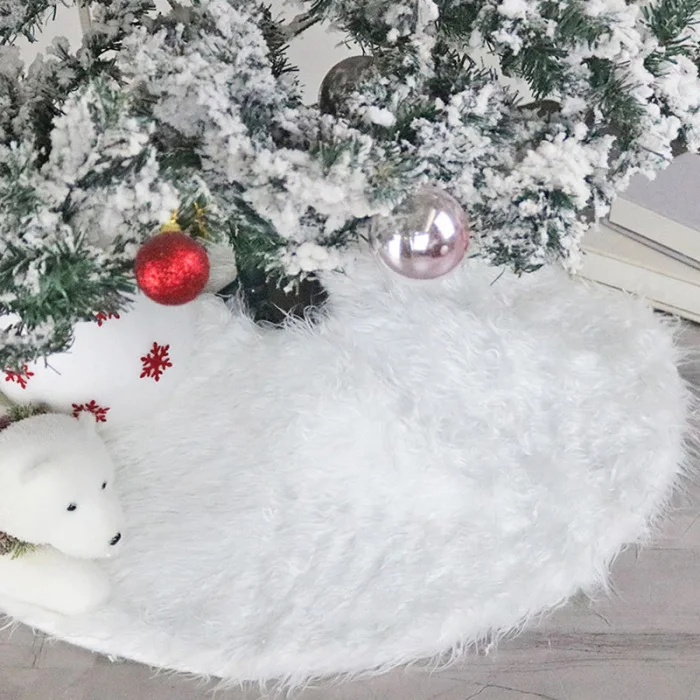 Высокое качество Рождественская елка плюшевая юбка ковер Merry Christmas party Новогоднее украшение реквизит VE