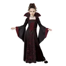 Halloween costume for kids Girls Scary Witch Vampire Cosplay Costume Children's performance clothing Halloween dresses For Party