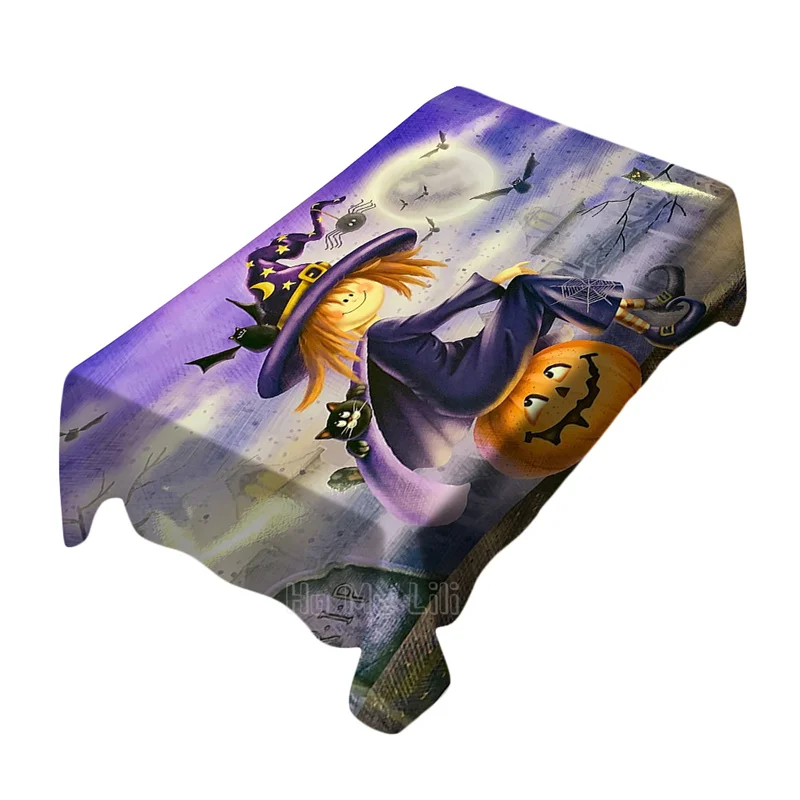 Хэллоуин Джек фонарь Монстр лицо Тыква ворона Волшебная Шляпа от Ho Me Lili Скатерть
