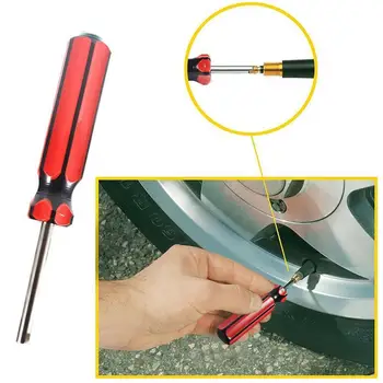 

1pcs Car Tire Valve Core Removal Tool Automobile Tire Single Valve End Car Tool Repair Valve Screwdriver Core Tools Install A3N7